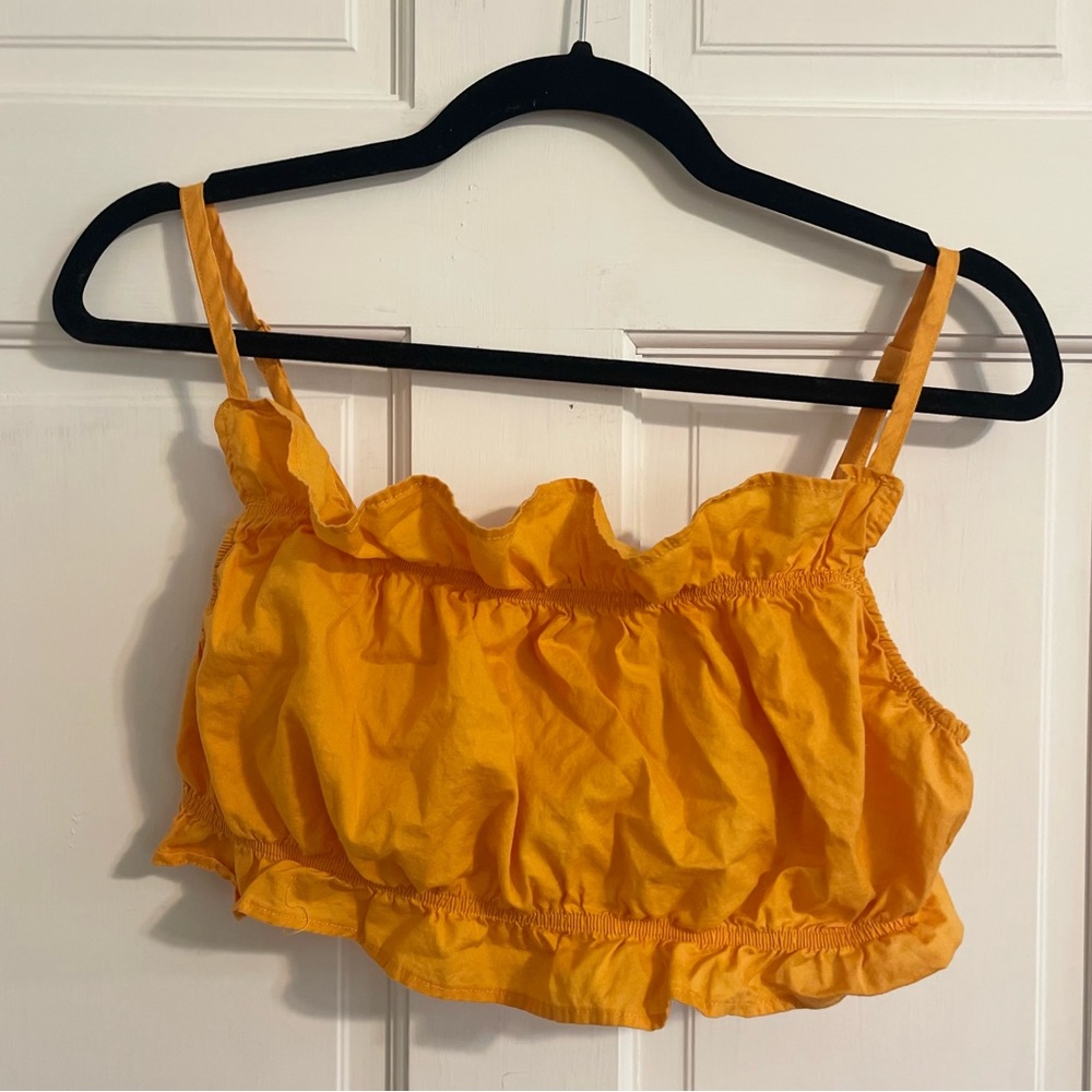 H&M orange crop top